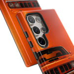 Orange Cuda Phone Case, 71 Classic Muscle Car Tough Cover