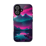 2 Rounds Canada Retina Artwork Vaporwave Phone Case – Landscape Aesthetic