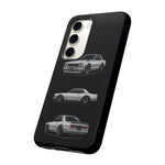 Silver Hakosuka Skyline Classic Sports Car Tough Phone Case for JDM Fans