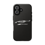 White C8 Z06 Phone Case for Chevy Fans, Tough Protective Cover