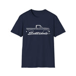 1978 C10 Scottsdale Outline Silhouette Truck T-Shirt Line Art Silhouette Emblem Chevy Pickup Fan Gift