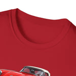 Red 1960 Corvette Convertible T-Shirt | Retro Classic Car Illustration
