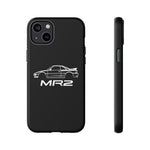 MR2 White Side Silhouette JDM Tough Phone Case Cover Gift