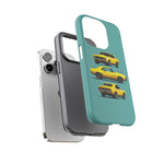 1969 Camaro SS Yellow Triple View Tough Phone Case Cover Gift