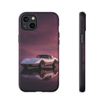 Soft White C3 Corvette Mauve Sky Phone Case