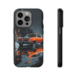 1966 GTO Orange Rainy City Tough Phone Case Cover Gift Art