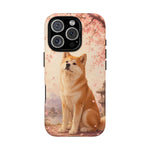 Akita Cherry Blossom Phone Case Sakura Dog Lover Gift