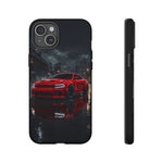 Charger Hellcat Widebody Red Rain Art Phone Case