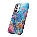 Underwater Coral Reef Phone Case | Colorful Tropical Fish Ocean Scene