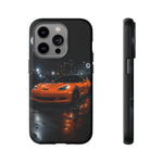 Orange C6 Neon Car Meet Tough Phone Case