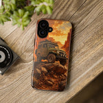 Land Cruiser FJ40 Classic 4x4 Red Rock Canyon Art Tough Phone Case
