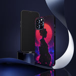 Neon Geisha Silhouette Phone Case | Tough Cover