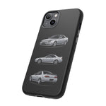 Silver Prelude Sports Coupe Tough Phone Case for JDM Fans