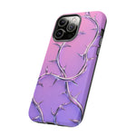 Chrome Thorn Vine Phone Case Vaporwave Tough Cover