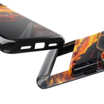Orange C8 Z06 Flat Plane V8 Speed Art Tough Phone Case