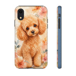 Miniature Poodle Whimsical Watercolor Art Tough Phone Case