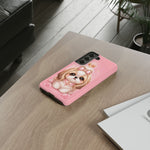 Shih Tzu Princess Kawaii Chibi Puppy Pet Dog Art Tough Phone Case