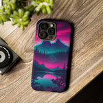 2 Rounds Canada Retina Artwork Vaporwave Phone Case – Landscape Aesthetic