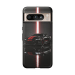 Camaro ZL1 Phone Case, Black Red Racing Stripe Studio Cover, Gift