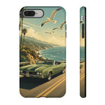 Vintage Olds 442 Convertible Coastal Drive phone case