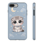 Scottish Fold Kawaii Owl Chibi Art Tough Phone Case