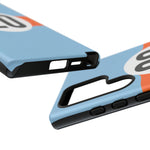 Copy of Blue Orange Number 20 Retro Racing Stripe Tough Phone Case Cover