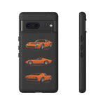 Orange Miura Classic Supercar Tough Phone Case - 3 View