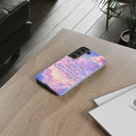 You Are Enough phone case | pastel cloud affirmation protective case