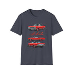 1965 Olds 442 Muscle Car T-Shirt | Classic Red Illustration