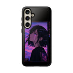 Melancholy Anime Girl Phone Case Vaporwave Tough Case