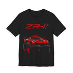 ZR1 C8 T-Shirt Red Mid-Engine American Supercar Tee