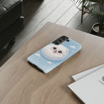 Samoyed Kawaii Snowball Chibi Art Tough Phone Case