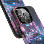 Skyline GT-R Tokyo Rain JDM Night Art Tough Phone Case