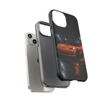 Orange C6 Neon Car Meet Tough Phone Case