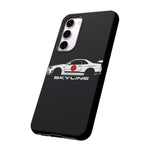 R34 Skyline Japanese Flag Race Car Phone Case | JDM GT-R Tough Cover