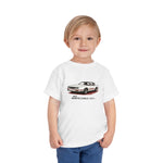 1985 Monte Carlo SS Toddler T-Shirt – Classic White & Red Muscle Car Tee