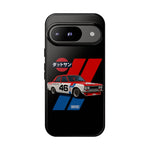 VintageDatsun 510 Racing Stripe JDM Tough Phone Case Cover Gift