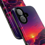 FD RX-7 Retro Sunset Sports Car Tough Case | Neon Vaporwave Beach Drive