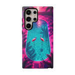 Neon Flamingo Pool Vaporwave Art Tough Phone Case