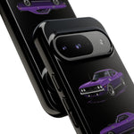 Cuda Phone Case Purple, Three-View Vector Tough Cover, Gift