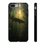 Northern Pike Fishing Phone Case, Weed Bed Silhouette Cover, Gift