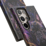 French Bulldog Galaxy Marble Art Tough Phone Case