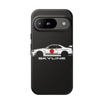 R34 Skyline Japanese Flag Race Car Phone Case | JDM GT-R Tough Cover
