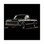 1972 Chevy C10 Truck Poster Wall Art Print Classic Pickup Garage Decor Gift