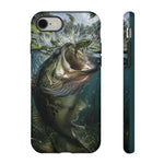 Largemouth Bass Phone Case, Frog Strike Cover for Freshwater Gift