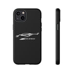 White C8 Z06 Phone Case for Chevy Fans, Tough Protective Cover