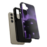 Midnight Charger Violet Neon Tough Phone Case