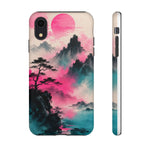 Japanese Minimalist Ink Vaporwave Phone Case – Sumi-e Aesthetic