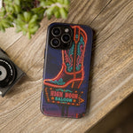 Neon Cowboy Boot phone case | High Noon Saloon design