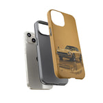 Antique Gold Fairlady Z Phone Case, Classic JDM Tough Cover